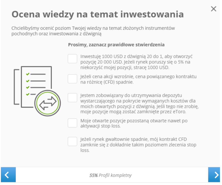 etoro test